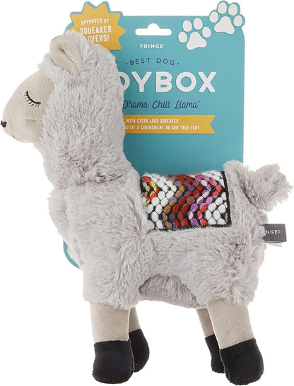 Fringe Studio Dog Toy, Llama Chill-Plush Pet Toy (289362), 12x9 Inch (Pack of 1), All Breed Sizes