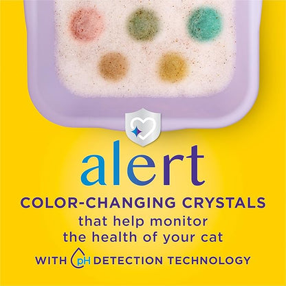 Purina Tidy Cats Tidy Care Alert Cat Health Monitoring Non Clumping Cat Litter with Silica Crystals - 8 Pound (Pack of 2)