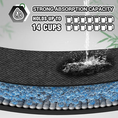 IMMCUTE Extra Large 36"X36" Charcoal Training Pads for Dogs, 30 Count, Activated Carbon Odor Control, XL Pads with Adhesive Strip