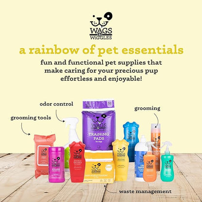 Wags & Wiggles Soothe Oatmeal Dog Shampoo - Warm Vanilla Scent, pH-Balanced Colloidal Oatmeal Formula for Dogs with Dry, Itchy, or Sensitive Skin, SLS and Paraben Free, 16 Fl Oz