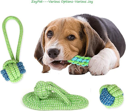 Dog Toys Flying Disc Rope Toy Chew Toys 2 Pack for Dogs Flying Discs Training Cotton Rope-Dog Toy Pack Set DT1-2P
