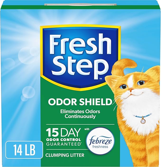 Fresh Step Odor Shield Clumping Litter With Febreze Freshness, 14 lb. Box