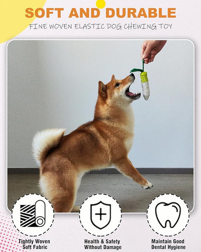 Dog Rope Toy,Tug of War Dog Toy,Puppy Teething Chews,Dog Chew Toys,Dog Toys for Small Dogs(Turnip New, Small)