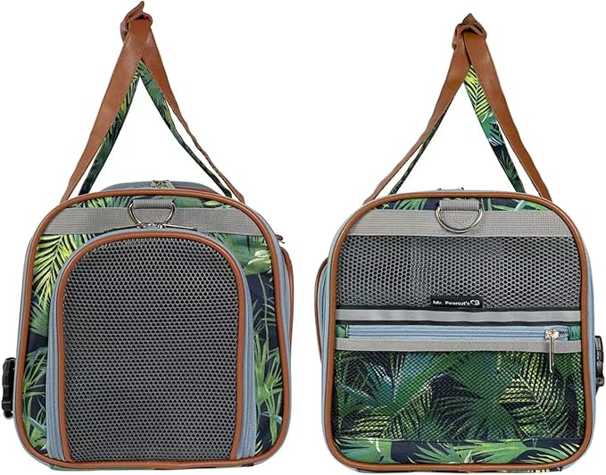 Mr. Peanut's Gold Series Standard Size Expandable Pet Carrier (Tropical)