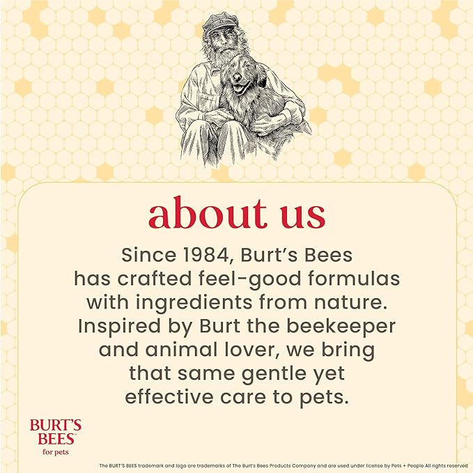 Burt’s Bees for Pets Manuka Honey Tearless 2 in 1 Shampoo and Conditioner for Puppies with Jojoba Oil, 16 Fl Oz