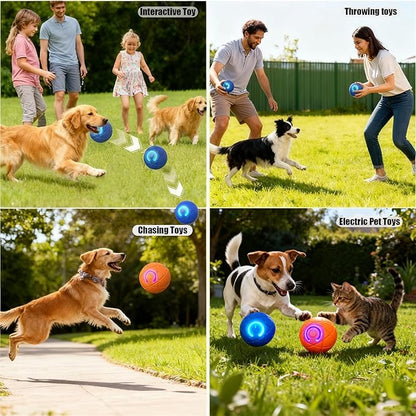 Valentines Day Gifts Dog Balls Interactive Dog Toys 2pc Shaky Ball Toy for Dogs Electric Rolling Pet Toy Dogs ball launcher Dog Chew Toys Rolling Balls for Do gs Smart Jumping Ba ll Training Jolly Toy