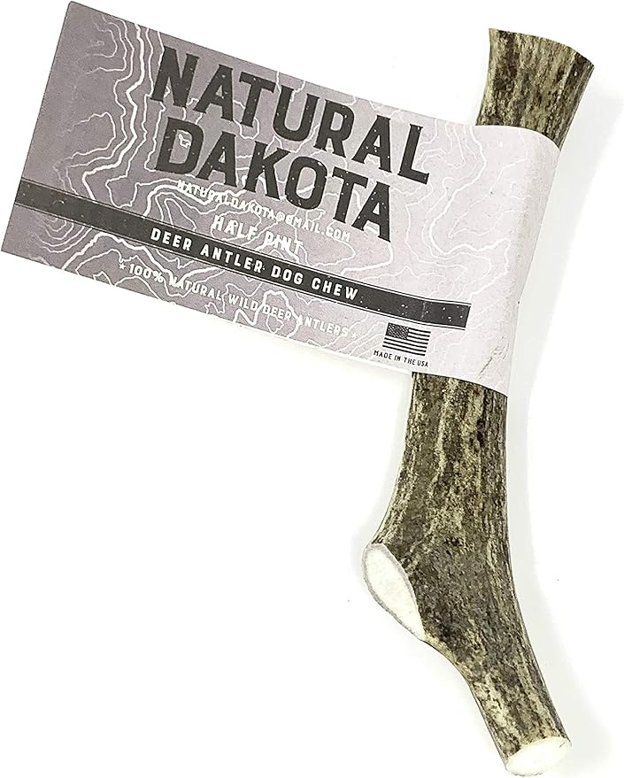 Premium Deer Antler Dog Chew Toys (Small) Half-Pint