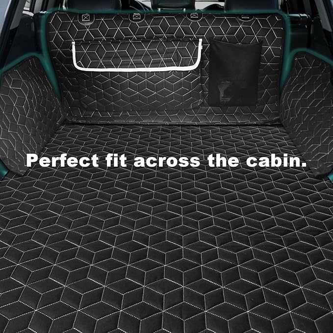 Meginc SUV Cargo Liner for Dogs,100% Waterproof Pet Trunk Car Seat Cover Mat with Bumper Flap Protector,Dog Protect Auto Carpet, Heavy Durable Pet Car Seat Protector for SUV CRV RAV4 Q5 CX5