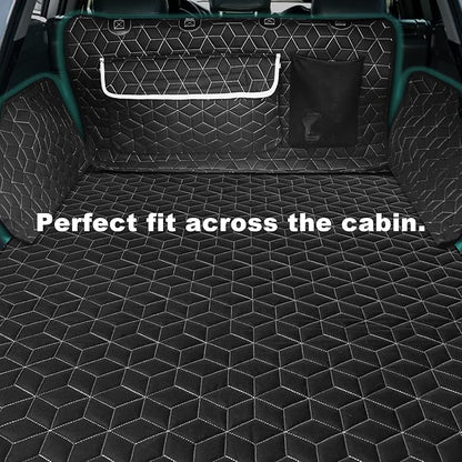 Meginc SUV Cargo Liner for Dogs,100% Waterproof Pet Trunk Car Seat Cover Mat with Bumper Flap Protector,Dog Protect Auto Carpet, Heavy Durable Pet Car Seat Protector for SUV CRV RAV4 Q5 CX5