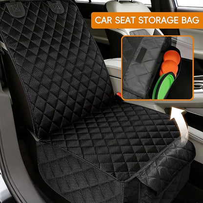 Dog Car Seat Cover for Front Seat, Waterproof & Scratch-Proof Pet Seat Protector, Nonslip Car Seat Cover for Dogs, Universal Fit for Cars, Trucks & SUVs, Standard Size