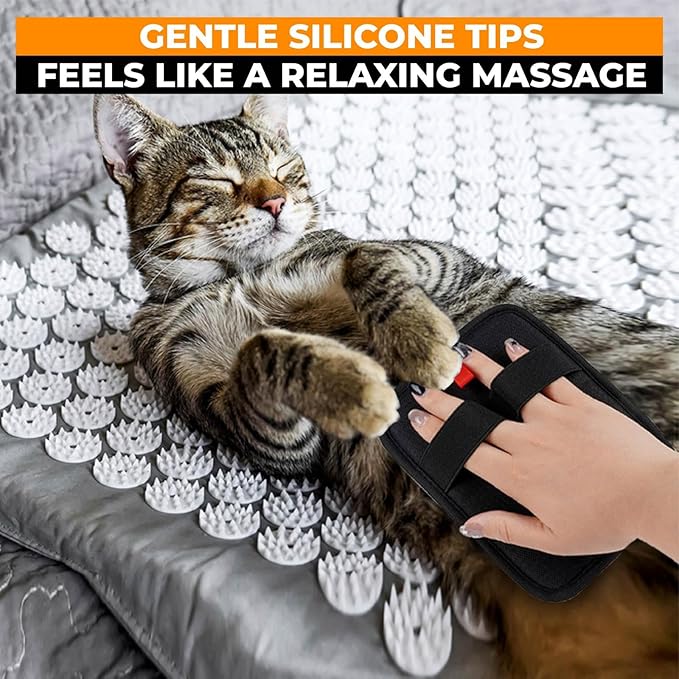 2Pcs Pet Hair Removal Gloves for Cats & Dogs - 2025 New Upgraded, Reusable Efficient Grooming Glove for Pet Hair,Pet Hair Remover Tool for Clothing, car seat, Couch,Carpet.