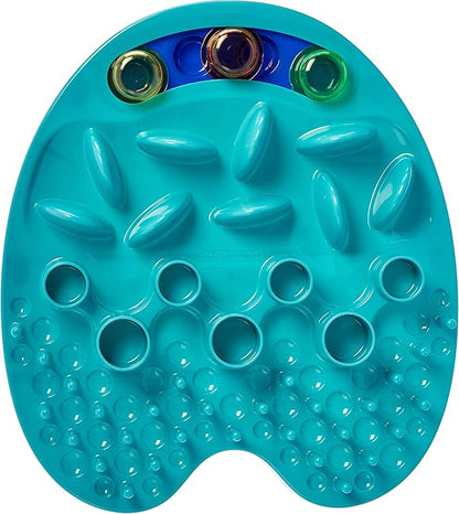 Amazon Basics Pet Activity Center and Feeder, 13.4 X 2.4 X 14.7 Inches, Blue