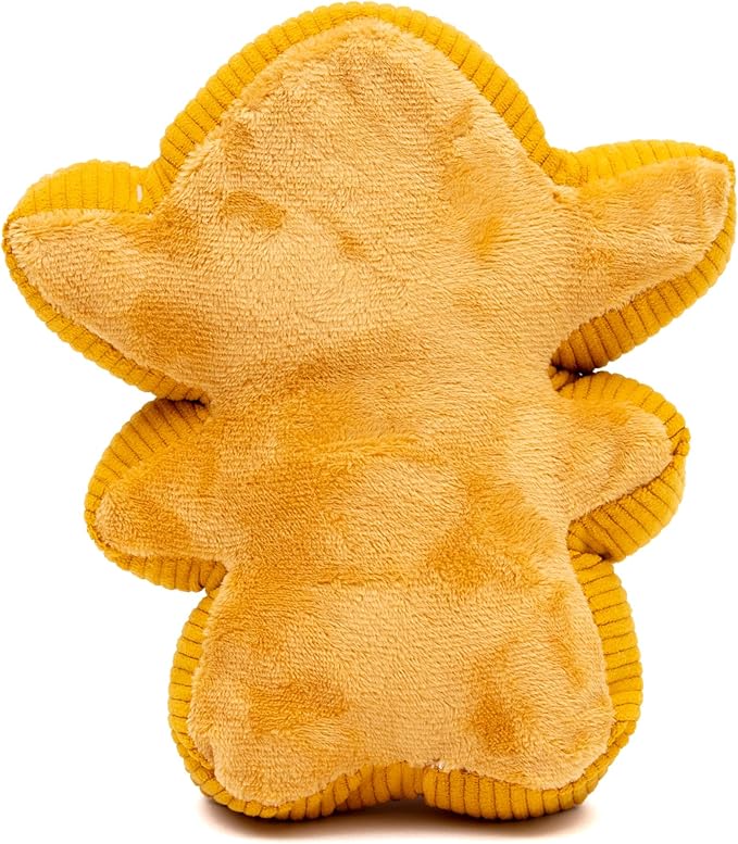 Star Wars Squeaky Plush Dog Toy for Large, Medium & Small Dogs, Holiday Grogu Santa Cookie Replica