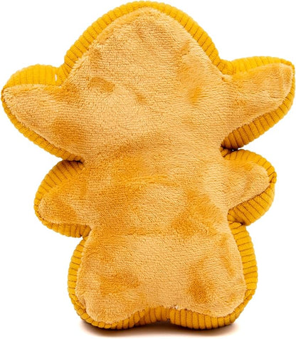 Star Wars Squeaky Plush Dog Toy for Large, Medium & Small Dogs, Holiday Grogu Santa Cookie Replica