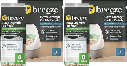 Purina Tidy Cats Breeze Cat Litter Extra Strength Refill Bundle,(Pack of 2)