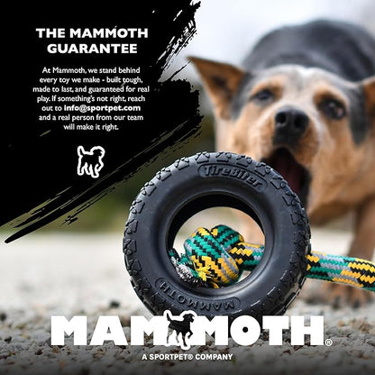 Chew King by Mammoth Premium Treat Dispensing Dog Toy, Durable Natural Rubber Chew Toy, Safety Air Vent, Interactive Enrichment Toy for Aggressive Chewers, Medium Pack of 2- Teal