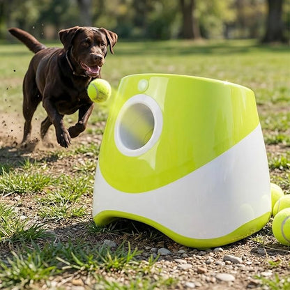Pet Dog Ball Launcher Automatic Ball Throwing Machine Tennis Ball Launcher Dog Interactive Toy Outdoor