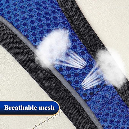 YIMEIS Dog Harness and Leash Set, No Pull Soft Mesh Pet Harness, Reflective Adjustable Puppy Vest for Small Medium Large Dogs, Cats (Royal Blue & Black, X-Small (Pack of 1)