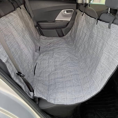 Molly Mutt 3-in-1 Back Seat Cover for Dogs, 100% Cotton Canvas Back Seat Hammock with Headrest Straps, Belt Slots, & Anchors, Non-Skid Cargo Area Cover, Machine Washable, No Harmful Chemicals, 56"x56"