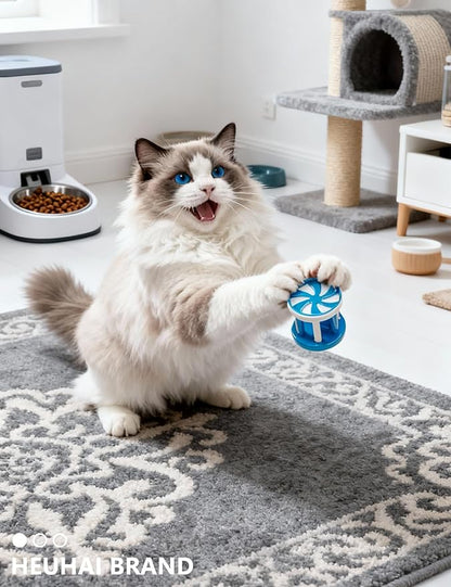 10 Pcs Hollow Cat Bell Balls Indoor Cat Toys for Bored Kittens Durable Jingle Chase Play (1.5'' - 2.1'')