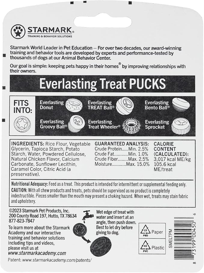 Starmark Everlasting Treat Puck Dental Chew for Medium Dogs (Pack of 2)