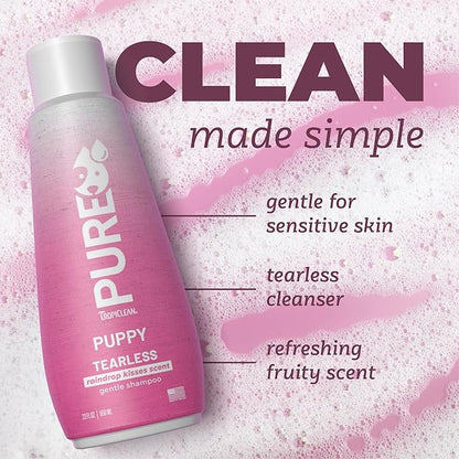 Pure Raindrop Kisses Tearless Shampoo for Puppies, 22oz