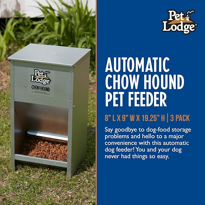 Chow Hound Dog Feeder, Automatic, 25-Lb. (C)