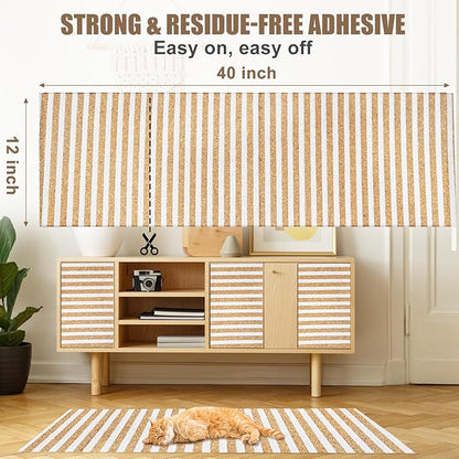 Natural Cork-Cat Scratch mat Upgraded-Cat Scratch Pad Rug-cat Couch Protector-Scratch Furniture Protector for Post/Sofa/Floor-Wall Scratchers for Indoor-Carpets Scratching-Stretching-Kitty Gifts-white