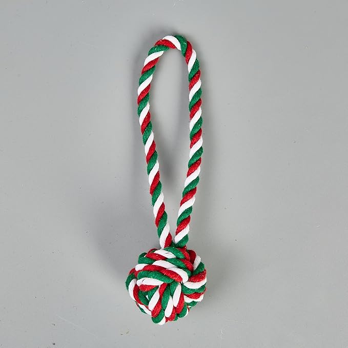 Pet Rope Toys (Small Christmas Colors 6pcs)