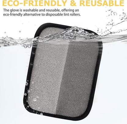 Pet Hair Removal Glove Brush – Reusable Grooming Tool for Cats and Dogs, Ideal for Clothing, Furniture, Carpets, Cat Beds, Car Seats, and More – Upgraded Static Fur Remover (1 Piece)