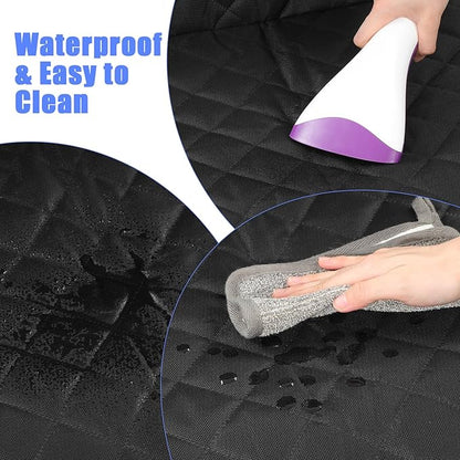 2 Pack Dog Car Seat Cover, Waterproof 600D Oxford Pet Car Front Seat Protector with Side Flaps, Nonslip ScratchProof Captain Chair Seats Cover for Cars Trucks SUVs, Standard Size