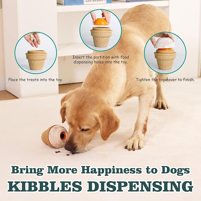 Multi-Functional Interactive Dog Toys for Aggressive Chewers, Indestructible Dog Toys for Medium/Large Breeds,Frozen Dog Treat Dispenser to Keep Them Busy,Reduces Anxiety(Pack of 1)