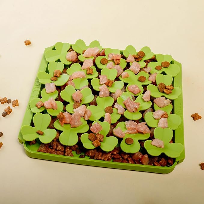 Tall Tails Clover Foraging Mat for Dogs – Slow Feeder Puzzle Mat for Easy & Engaging Feeding