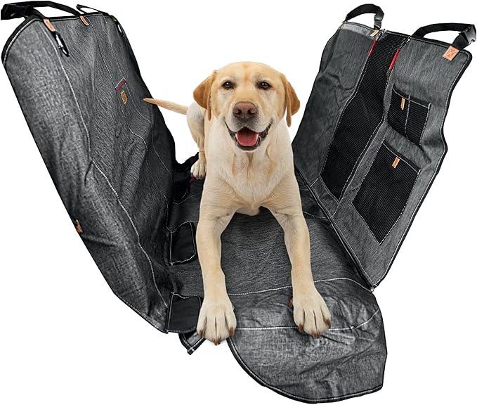 URBANTRANSIT Pet Seat Cover for Your Back Seat and Durable Dog Car Hammock, Protects Your Car's Interior from Pets, Children & Spills - Measures 53" X 41.5" to Fit Most Vehicles