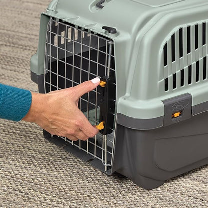 Midwest Homes for Pets Skudo 24” Plastic Cat Carrier with Integrated Litter pan