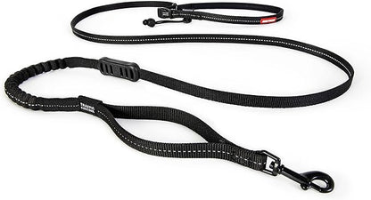 EzyDog Road Runner LITE Hands Free Dog Leash for 26lbs or Less – Waist Leash for Dog Walking, Jogging and Running with Zero Shock Bungee, Reflective Stitching, and Adjustable Waist (Lite, Black)