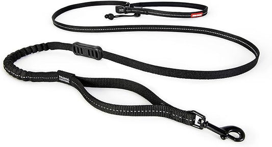 EzyDog Road Runner LITE Hands Free Dog Leash for 26lbs or Less – Waist Leash for Dog Walking, Jogging and Running with Zero Shock Bungee, Reflective Stitching, and Adjustable Waist (Lite, Black)