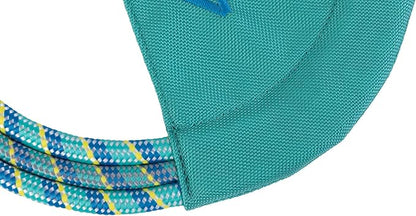 Ruffwear, Pacific Ring Dog Toy, Interactive Fetch and Tug Toy for Playing and Training, Aurora Teal