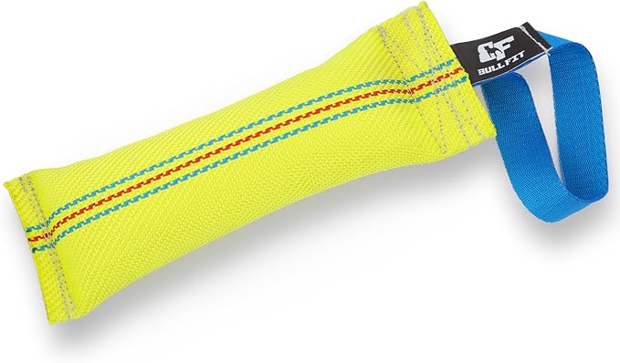 Dog Bite Tug Toy 10 inches - Durable, Interactive Toys for Medium to Large Dogs - Perfect for Tug of War, Fetch & Puppy Training - Safe Fire Hose Dog Tug with Strong Handle - Tough Floating Pull Toy