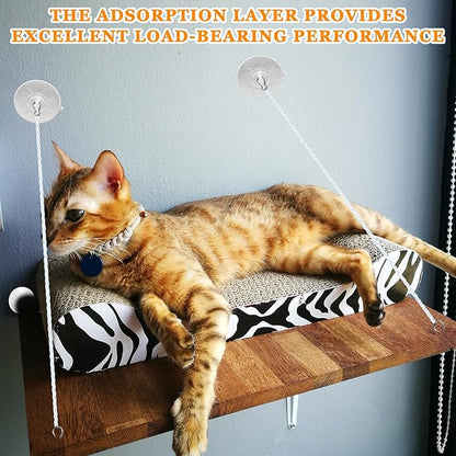 4 PCS Cat Window Perch Suction Cup Strong Cat Window Bed Seat Replacement Suction Cup Perch Powerful Cats Windows Bed Replacement Suckers for Hammock Hanging Pet Supplies Indoors,2 Styles