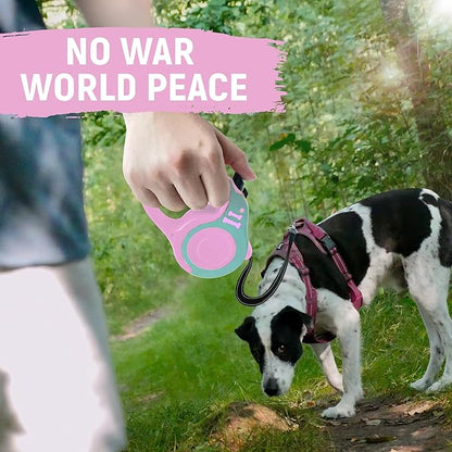 Retractable Dog Leash Automatic Telescopic Tractor Dog Tape, Pet Tape 10/16 FT Durable and Convenient, with Folding Bowl, Dispenser, Rubbish Bags, Suitable for Small and Medium Dogs