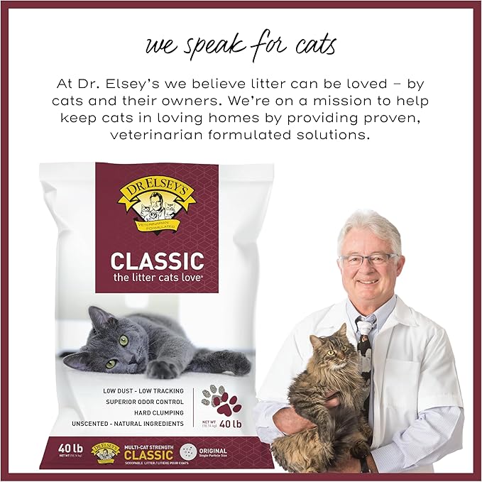 Precious Cat Classic Premium Clumping Cat Litter, 40 lb Bag