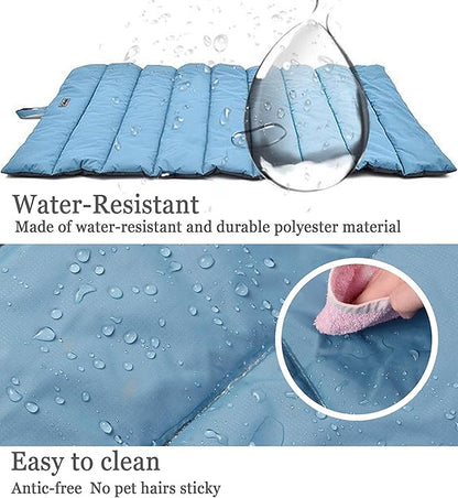 CHEERHUNTING Outdoor Dog Bed, Waterproof, Washable, Large Size, Durable, Water Resistant, Portable and Camping Travel Pet Mat 51X35