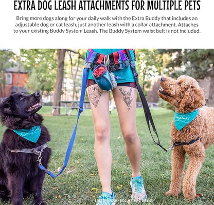 The Buddy System Accessories for Our Dog Leashes Made in USA (Extra Buddy, Regular Dog Blue)