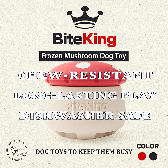 Natural Rubber Long Lasting Interactive Dog Toys to Keep Them Busy, Freeze Enrichment Toys for Medium and Large Dogs - Lifetime Replacement - Frozen Puzzle Treat Dispensing Dog Toys