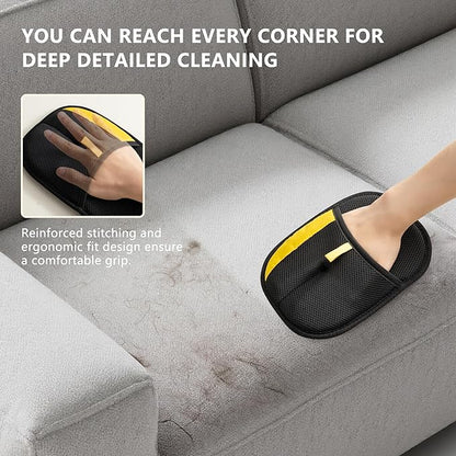 Hasina Pet Hair Removal Glove for Dogs & Cats, Upgrade Reusable Electrostatic Pet Grooming Glove, Remover Mitt for Couch, Car Seats, Carpet, Clothing
