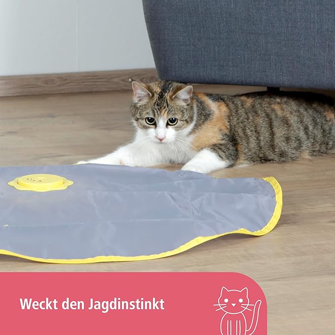 Kerbl 2-in-1 Catch The Tail Feather Cat Toy, 70 x 53 x 5 cm