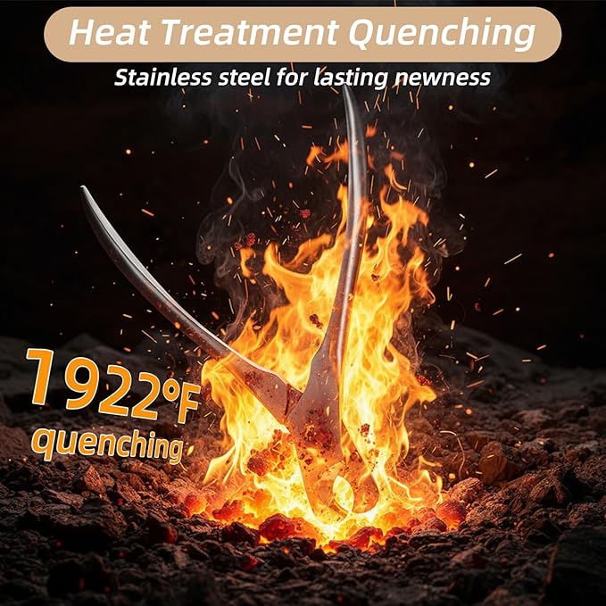 JIEYAO Stainless Steel Dog Nail Clippers, Heavy Duty Pet Nail Trimmer Full Metal Professional for All Large Medium Small Dogs Cats with Thick Toenail