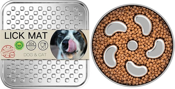 Lick Mat + 2Cups Slow Feeder Set