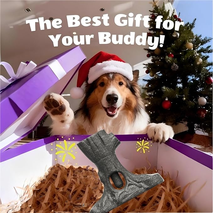 Bully Stick Holder & Frozen Snack Toy 2-in-1 for Large Aggressive Chewers, Durable Dog Chew Toy Reduces Anxiety & Prevents Choking, BPA-Free